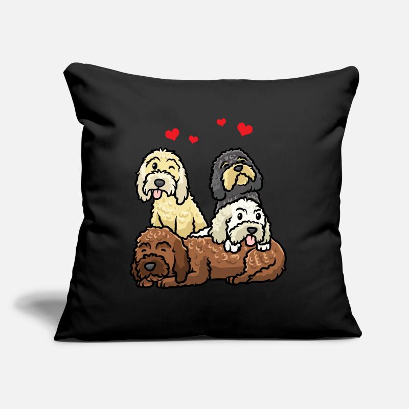 Cockapoo Dog Cockerpoo Sofa pillow with filling 45cm x 45cm
