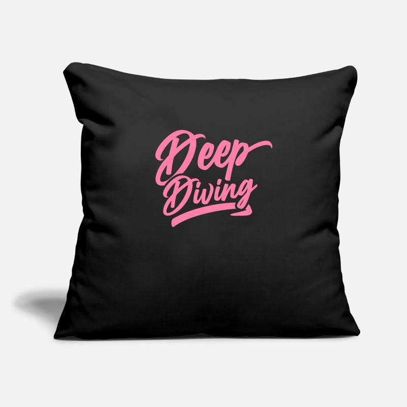 Deep Diving Diver Deep Diver Scuba Sofa pillow with filling 45cm x 45cm