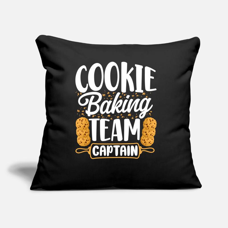 Capitaine de l’équipe Bake Baking Cookie Coussin et housse de 45 x 45 cm
