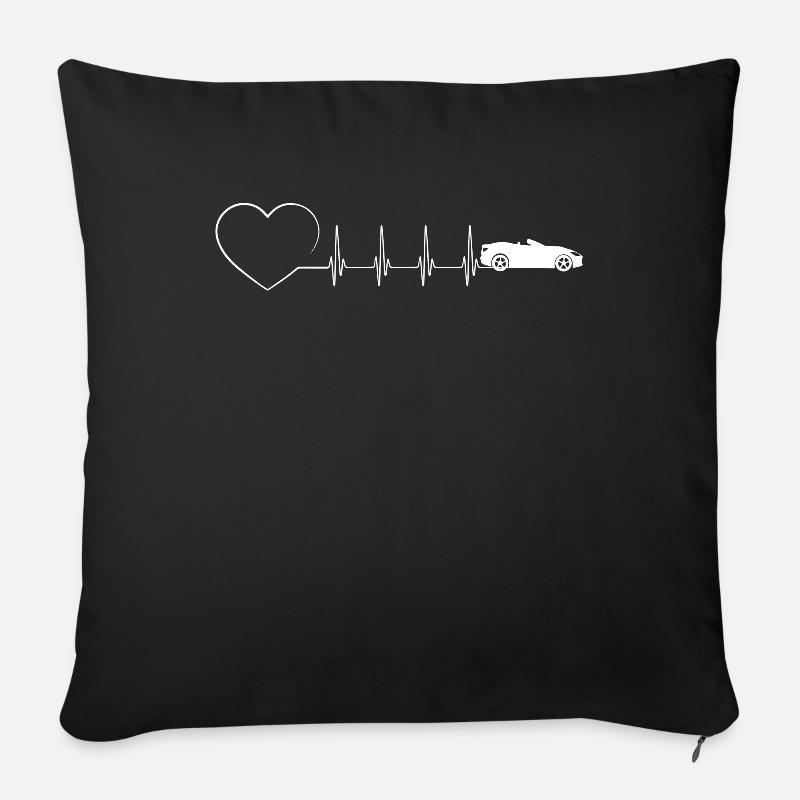 CONVERTIBLE easter gift idea for mother and father - Sofakissen mit Füllung 45 x 45 cm - Schwarz
