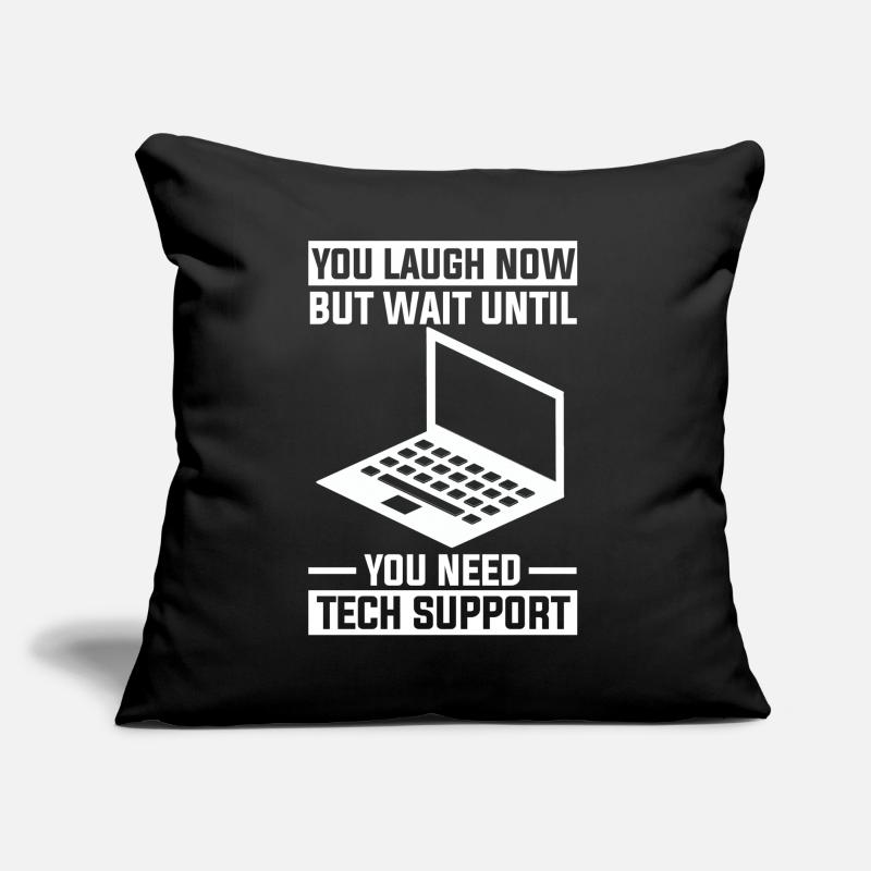 Computer Scientist Computer PC Printer Computer Writing Sofa pillow with filling 45cm x 45cm