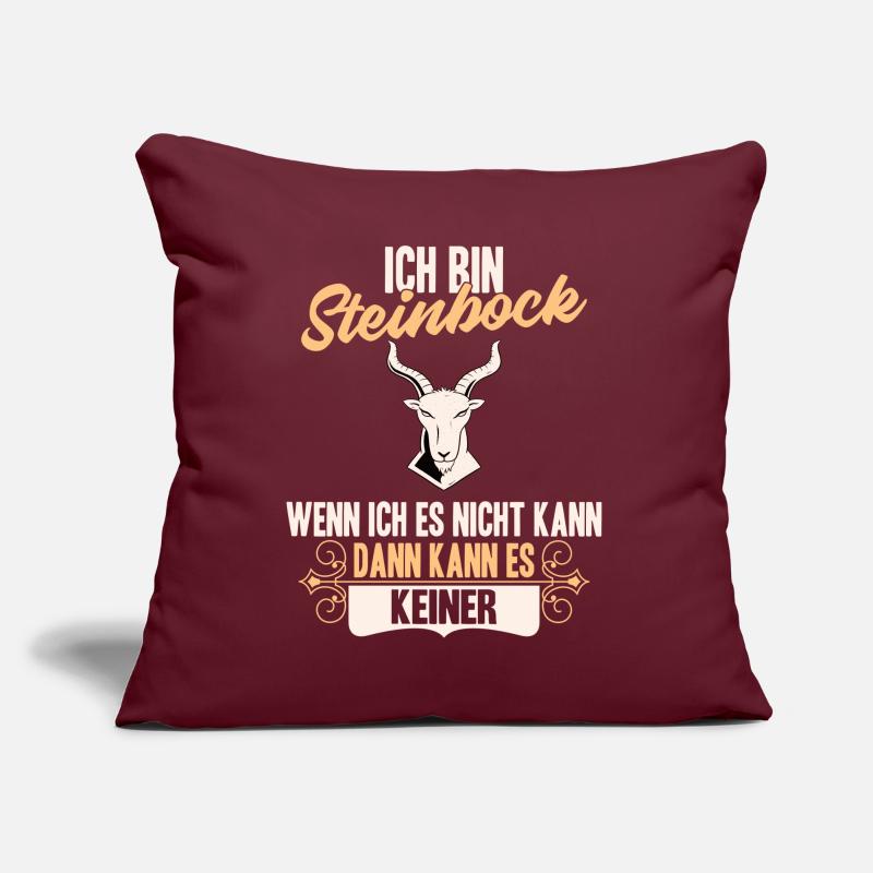 Sternzeichen Steinbock Sofakissen mit Füllung 45 x 45 cm