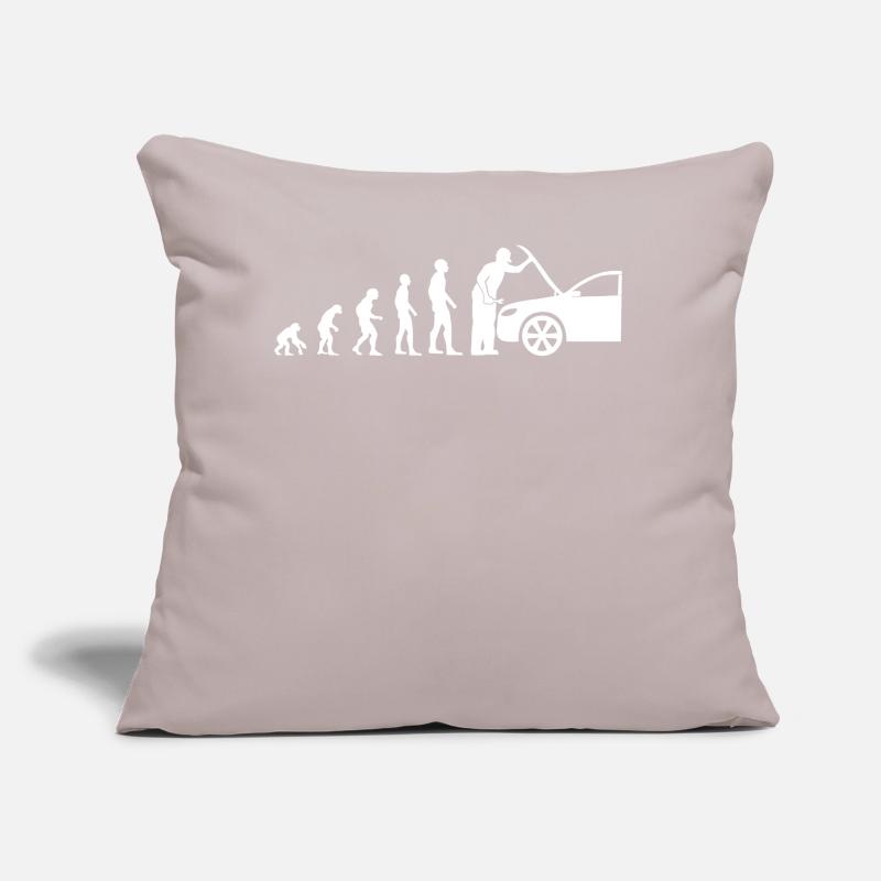 Vehicle Construction Mechanic Funny Evolution Gift Sofa pillow with filling 45cm x 45cm