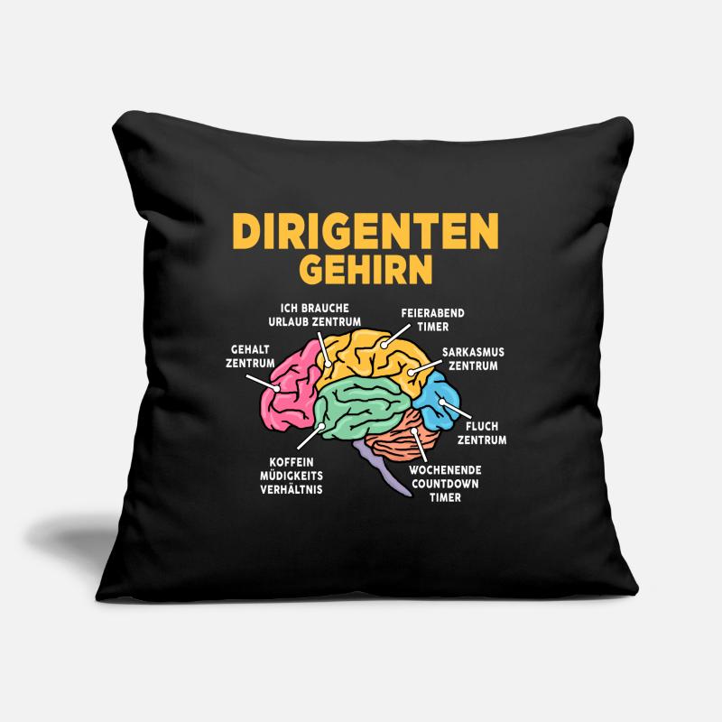 Dirigenten Sofakissen mit Füllung 45 x 45 cm