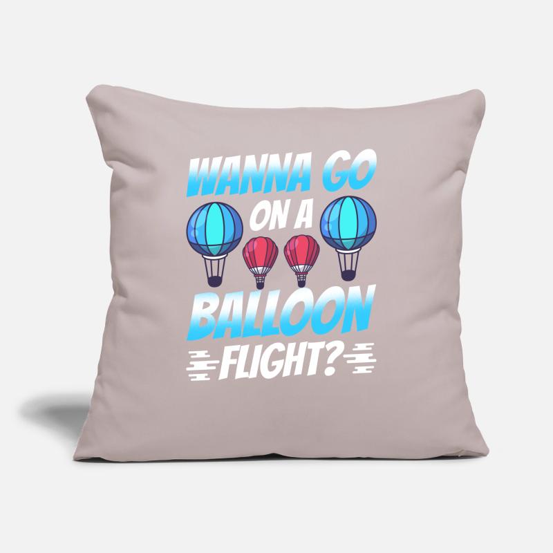 Willst Du Eine Ballonfahrt Machen? Ballonfahrer Sofakissen mit Füllung 45 x 45 cm