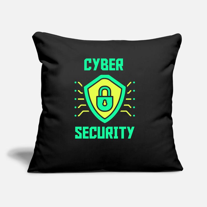 Cybersecurity IT Sicherheit Hacker Hack Hacking Sofakissen mit Füllung 45 x 45 cm