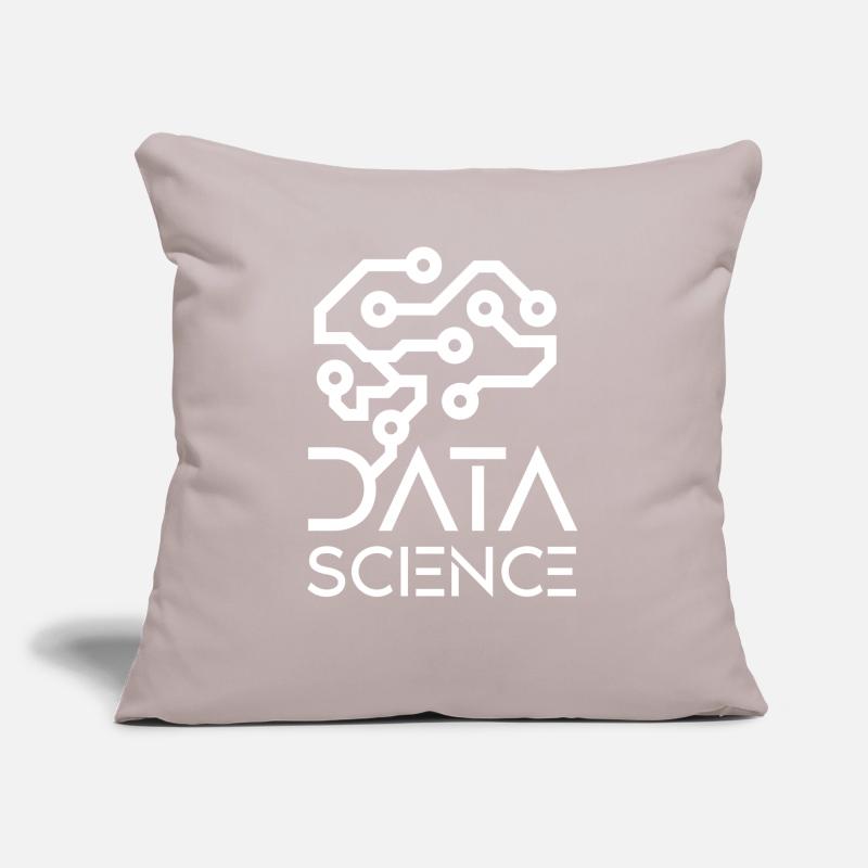 Data Science Data Data Scientist Coussin et housse de 45 x 45 cm