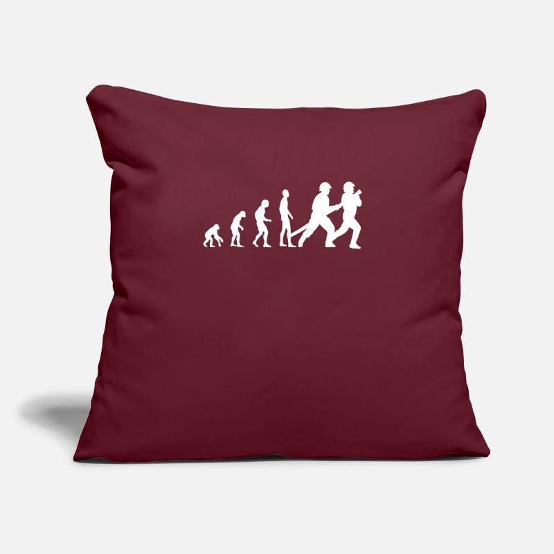 Évolution des pompiers Coussin et housse de 45 x 45 cm