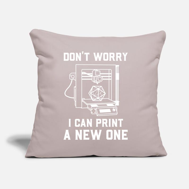 3d Printer Gift for Nerd Hobby Printing Machine Sofa pillow with filling 45cm x 45cm