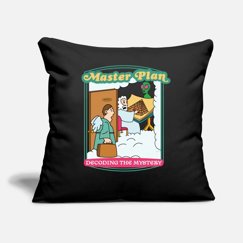 Plan directeur - Décoder le mystère Coussin et housse de 45 x 45 cm