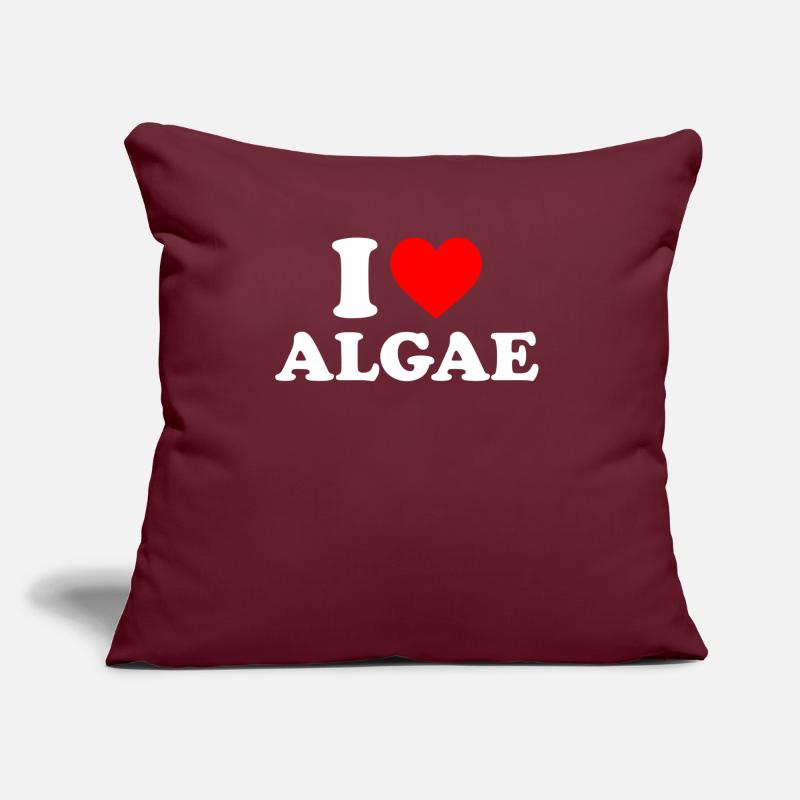 I love algae, algae diatom Sofakissen mit Füllung 45 x 45 cm