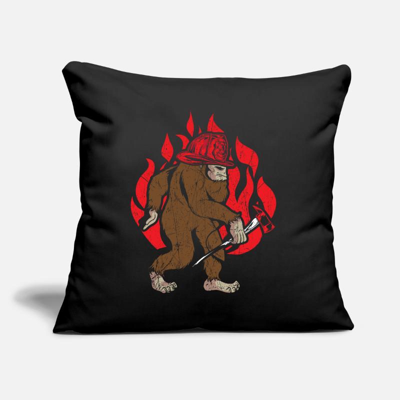 Pompier pompier pompier pompier pompier Coussin et housse de 45 x 45 cm