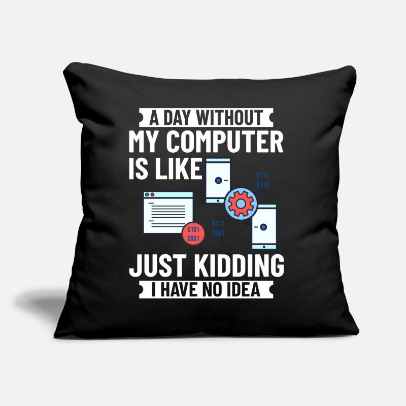 Programmierer Programmieren Computerentwickler Pc Sofakissen mit Füllung 45 x 45 cm