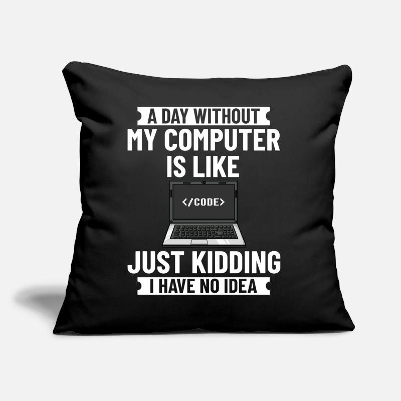 Programmierer Programmieren Computerentwickler Pc Sofakissen mit Füllung 45 x 45 cm
