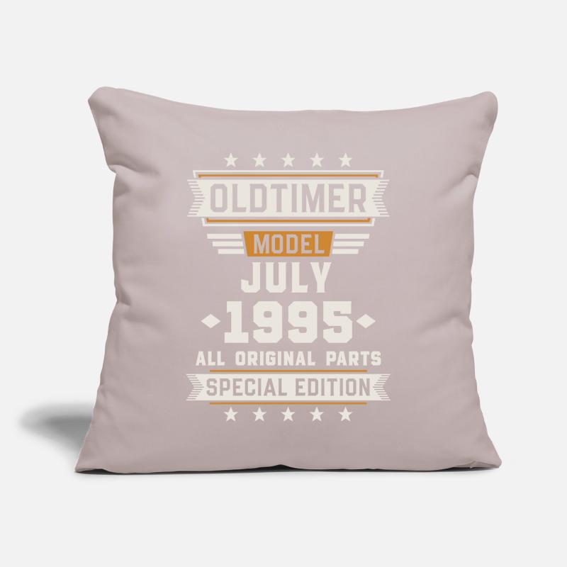 Oldtimer Juli 1995 Geburtstag Geschenk Sofakissen mit Füllung 45 x 45 cm