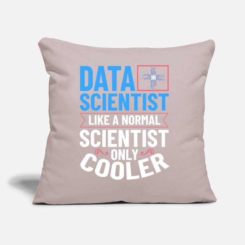 Data Scientist Data Science Science Sofa pillow with filling 45cm x 45cm