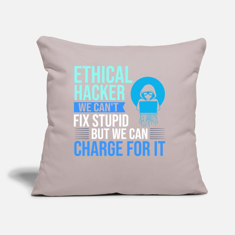 Ethical Hacker Security Computer Hacking Sofa pillow with filling 45cm x 45cm