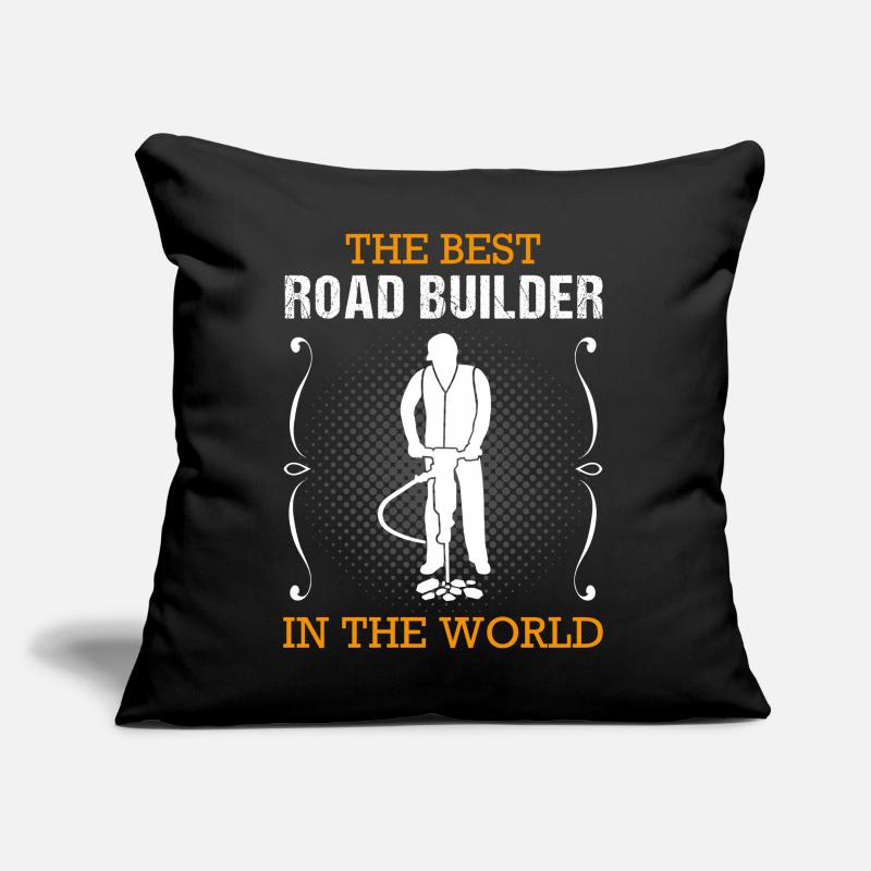 Straßenbauer Beruf Straßenbau Arbeiter Geschenk Sofakissen mit Füllung 45 x 45 cm