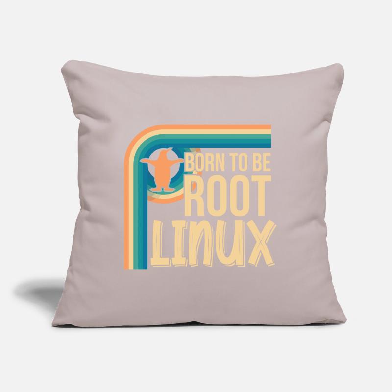 Born To Be Root Linux Nerd for Coding Sofa pillow with filling 45cm x 45cm