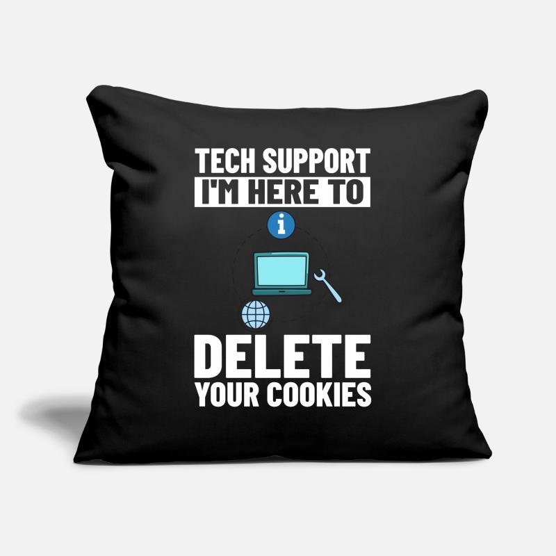 Support technique Assistance technique informatique Helpdesk Coussin et housse de 45 x 45 cm