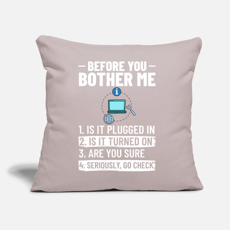 Tech Support IT Technischer Hilfe Helpdesk Sofakissen mit Füllung 45 x 45 cm