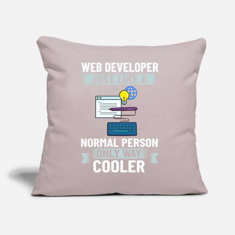 Web Development Web Developer Developer Manager Sofa pillow with filling 45cm x 45cm