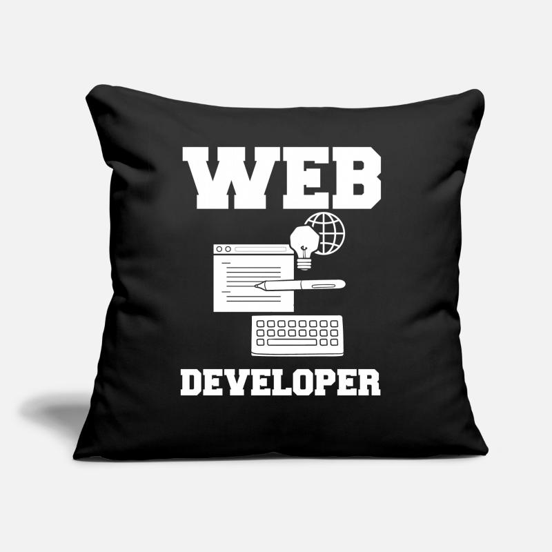 Développeur Web Developer Manager de développement Web Coussin et housse de 45 x 45 cm