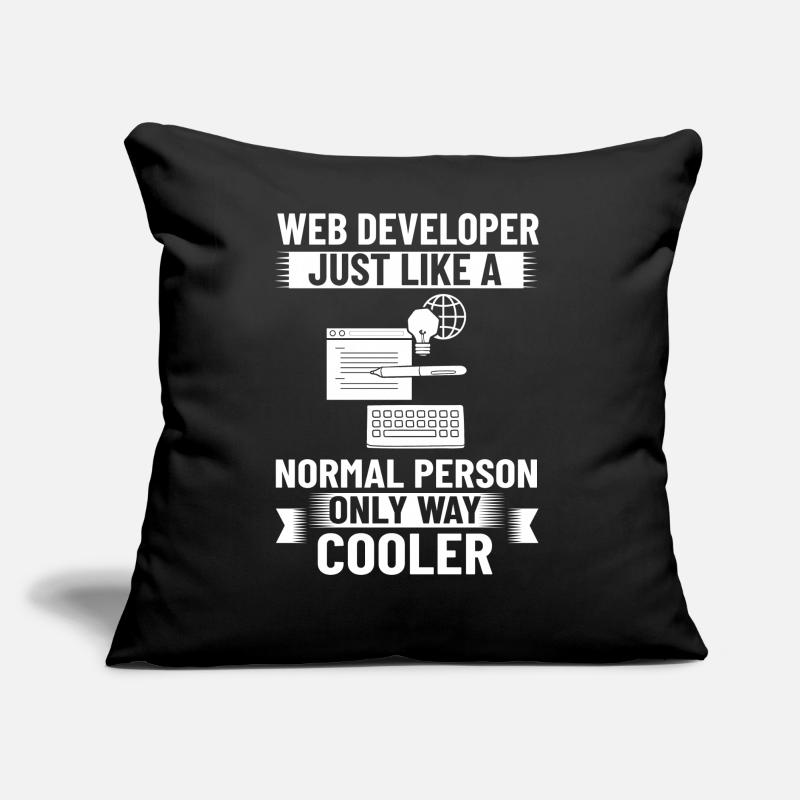 Développeur Web Developer Manager de développement Web Coussin et housse de 45 x 45 cm