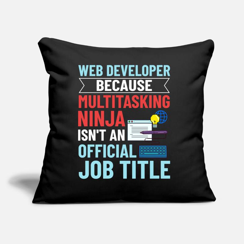 Développeur Web Developer Manager de développement Web Coussin et housse de 45 x 45 cm