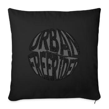 URBAN FREERIDER VINTAGE RETRO MTB BIKE - Sofakissen mit Füllung 45 x 45 cm - Schwarz - Vorne
