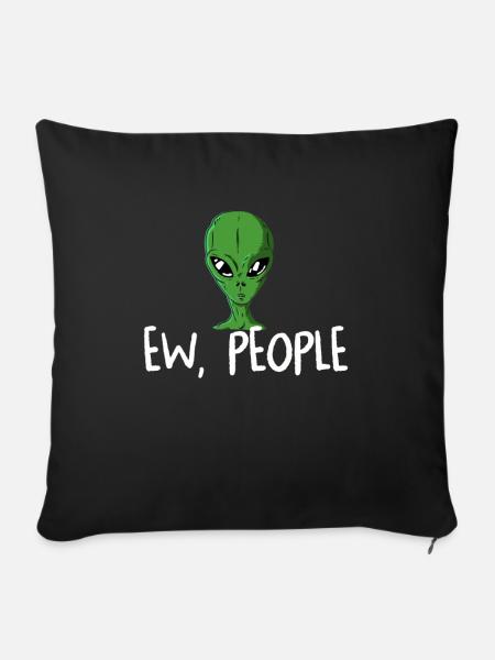 Alien - Sofakissen mit Füllung 45 x 45 cm - Schwarz
