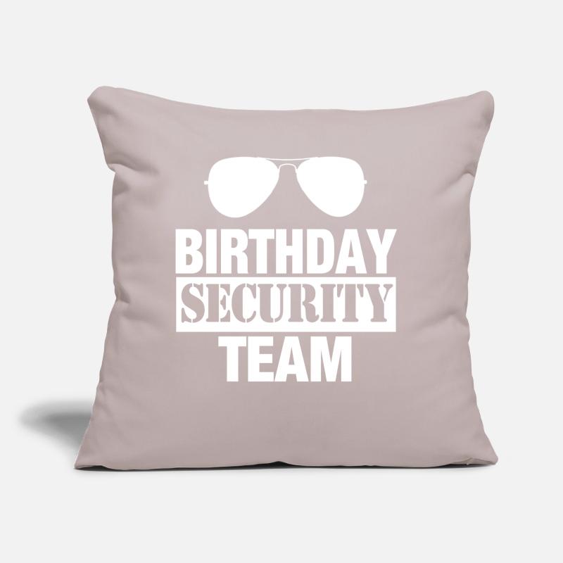 Birthday Security Team Security Security Sofa pillow with filling 45cm x 45cm