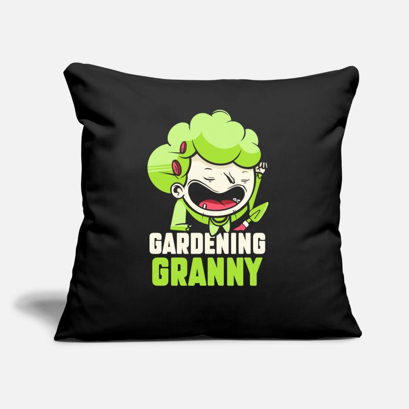 Gartenarbeit Oma Großmutter Gärtnerin Garten Sofakissen mit Füllung 45 x 45 cm