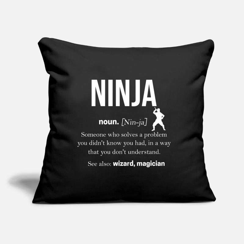 Ninja Sofakissen mit Füllung 45 x 45 cm