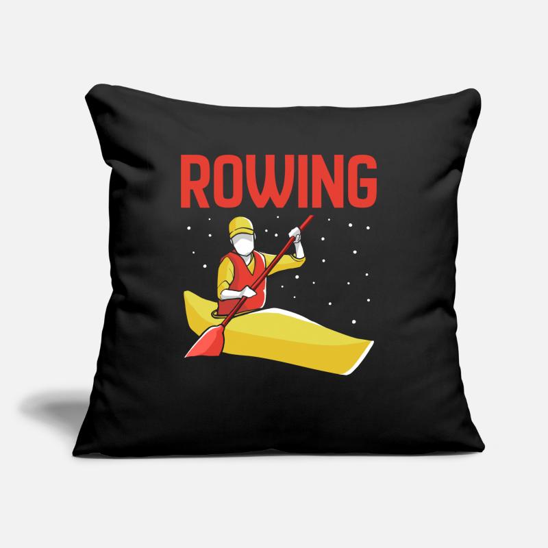 Rowing Rowing Rowing Rowing Rowing Boat Rowing Sofa pillow with filling 45cm x 45cm