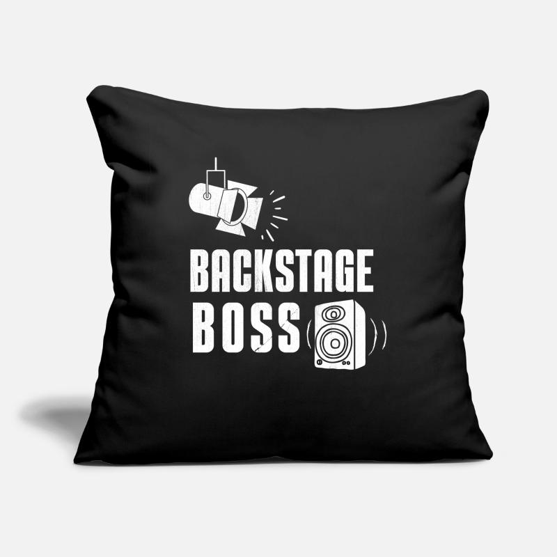 Backstage Boss Event Techniker Crew Sofakissen mit Füllung 45 x 45 cm