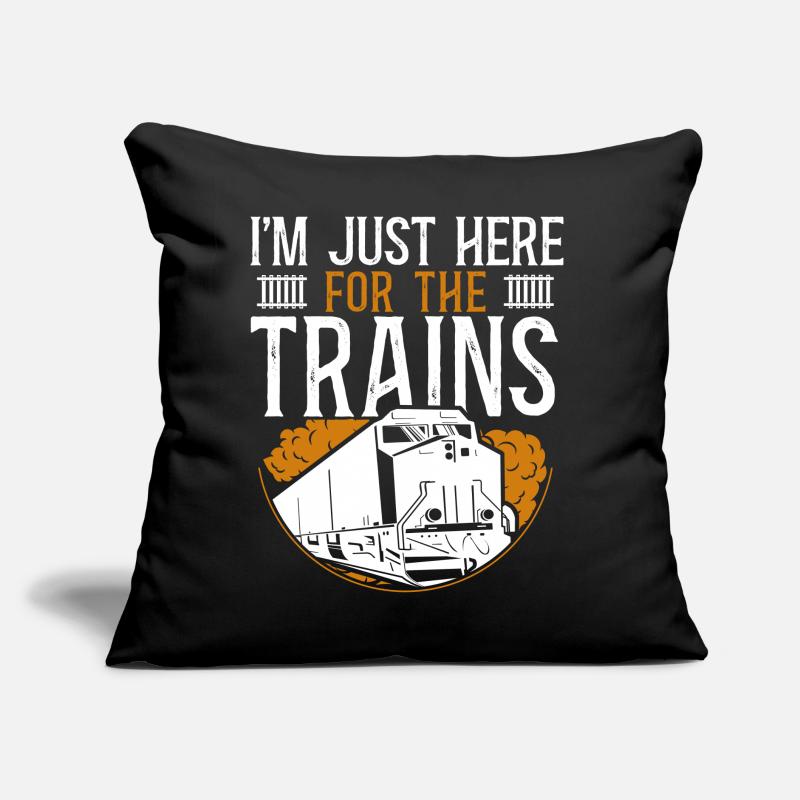 Freight Diesel Train Driver Sofa pillow with filling 45cm x 45cm