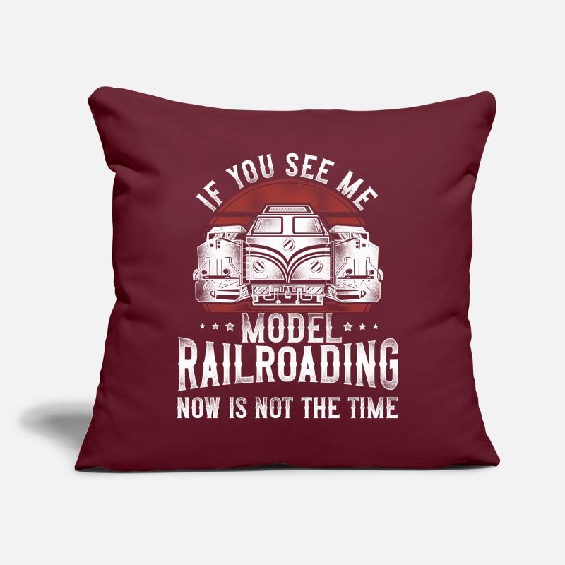 Freight Diesel Train Driver Sofa pillow with filling 45cm x 45cm
