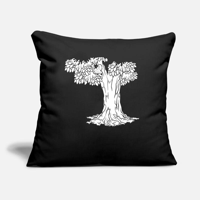 Squirrel Tree Lover Funny Squirrel Sofa pillow with filling 45cm x 45cm