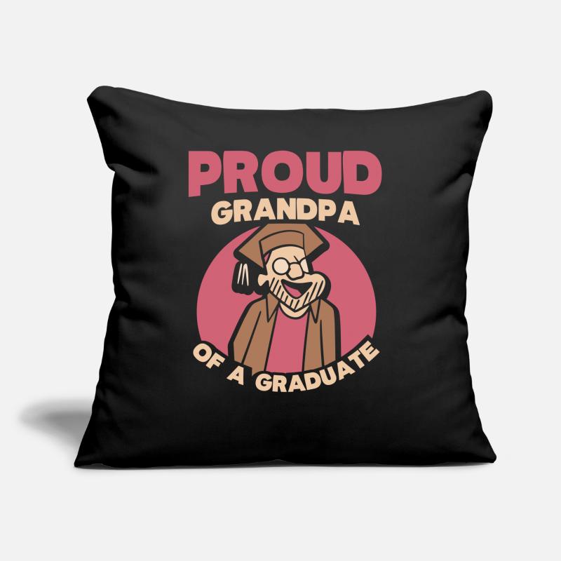 Stolzer Großvater Eines Absolventen Absolvent Sofakissen mit Füllung 45 x 45 cm