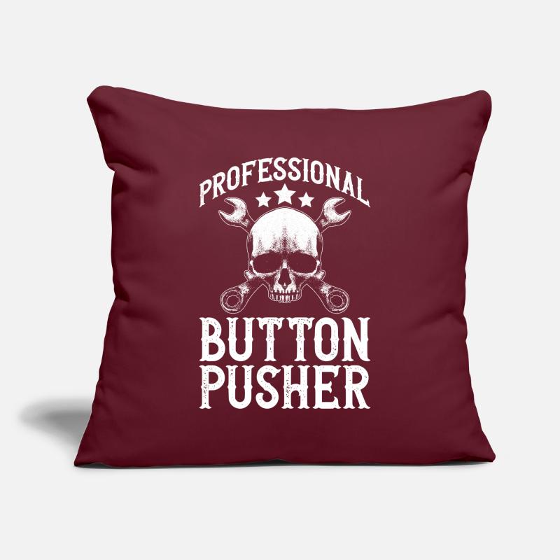 Cutting machine operator CNC machine operator Sofa pillow with filling 45cm x 45cm