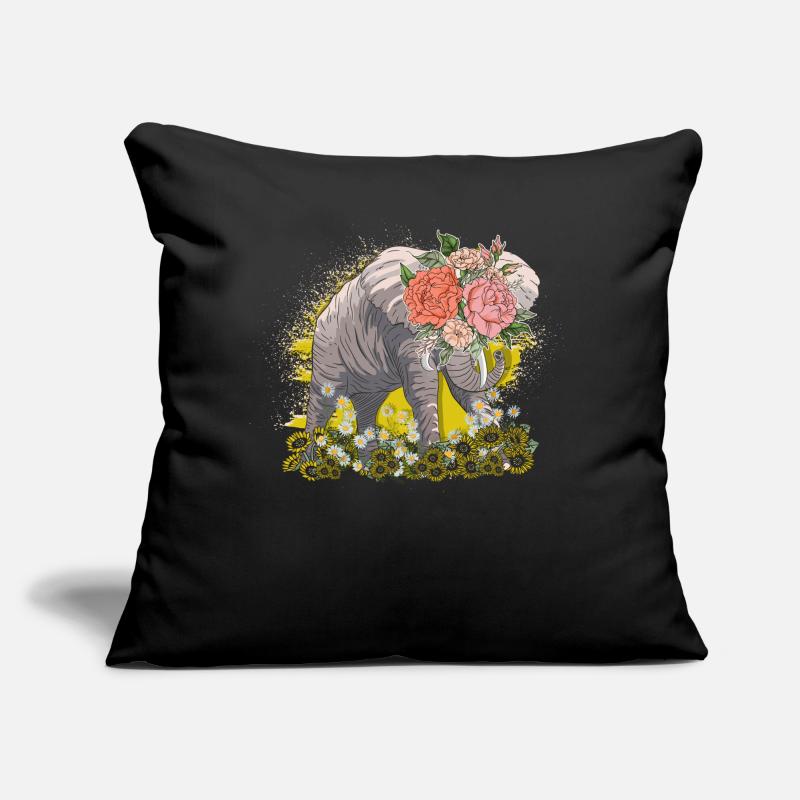 Elephant Elephant Elephant Proboscis Zoo Circus Sofa pillow with filling 45cm x 45cm