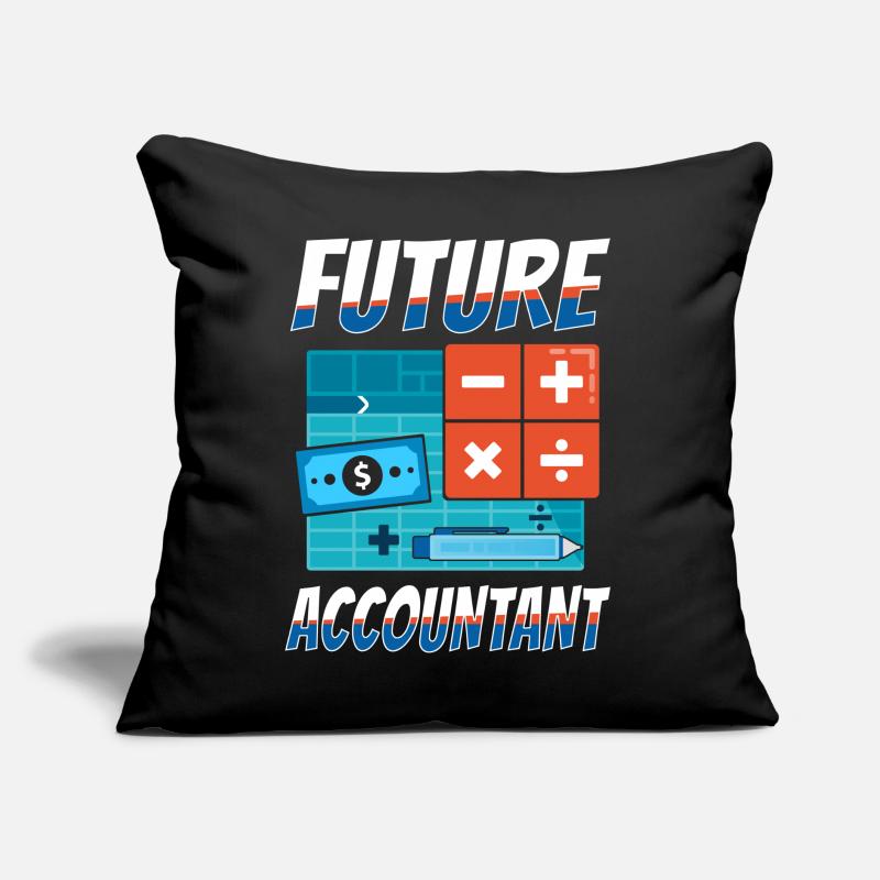 Comptable Comptable Comptable Comptabilité Coussin et housse de 45 x 45 cm