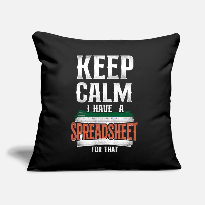 Comptable Comptable Comptable Comptabilité Coussin et housse de 45 x 45 cm