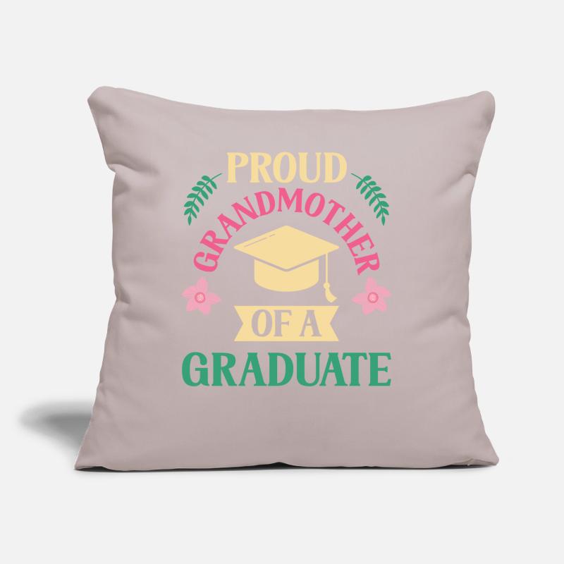 Stolze Großmutter Eines Absolventen Absolvent Sofakissen mit Füllung 45 x 45 cm