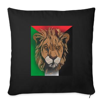 Palestine Palestine Filistin Palestinien - Coussin et housse de 45 x 45 cm - noir - Devant