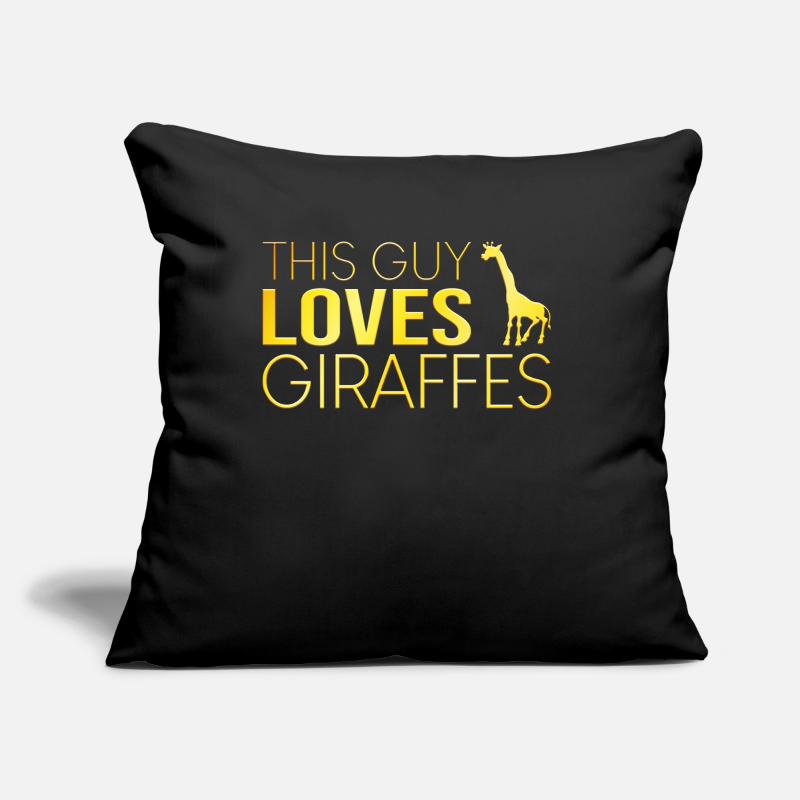 Typ Giraffe Spruch Sofakissen mit Füllung 45 x 45 cm