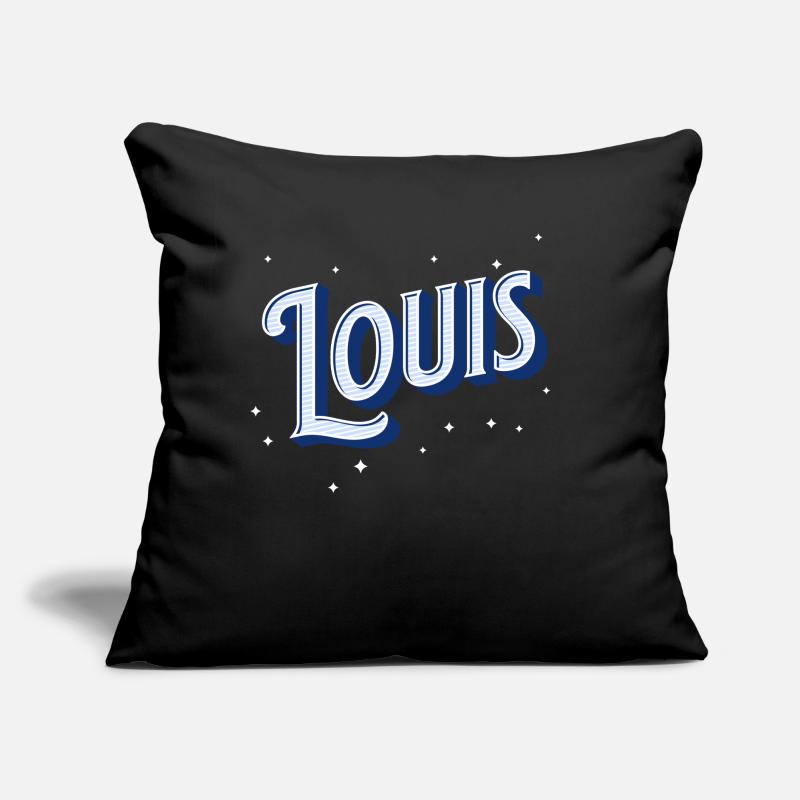 Louis name personalized Sofa pillow with filling 45cm x 45cm