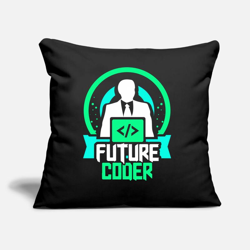 Code du programmeur de codage du futur codeur Coussin et housse de 45 x 45 cm