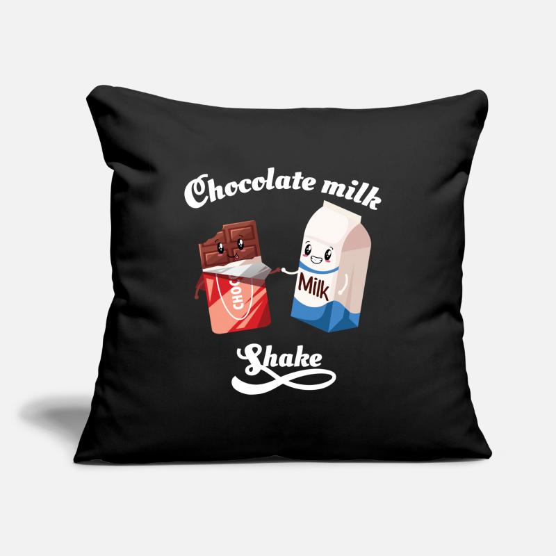 Chokolate Milkshake Milchshake Coussin et housse de 45 x 45 cm